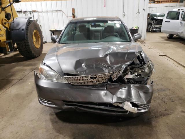 4T1BE32K93U744134 - 2003 TOYOTA CAMRY LE GRAY photo 5