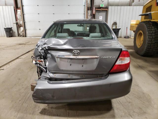 4T1BE32K93U744134 - 2003 TOYOTA CAMRY LE GRAY photo 6
