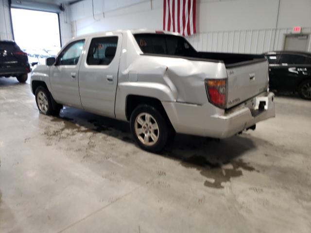 2HJYK16598H513210 - 2008 HONDA RIDGELINE RTL SILVER photo 2