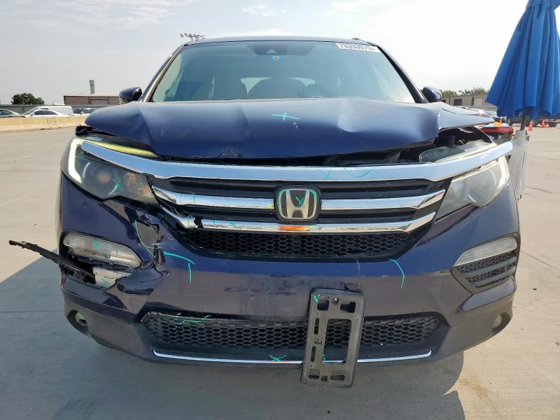 5FNYF5H94JB006212 - 2018 HONDA PILOT TOURING ლურჯი ფოტო 5