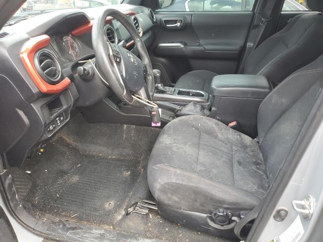 3TMCZ5AN5JM124841 - 2018 TOYOTA TACOMA DOUBLE CAB GRAY photo 7