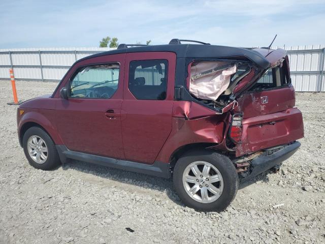 5J6YH28748L010883 - 2008 HONDA ELEMENT EX 勃艮第红 照片 2
