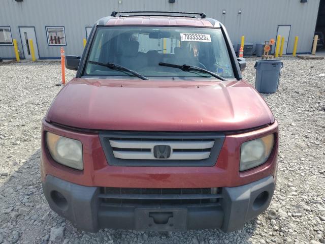 5J6YH28748L010883 - 2008 HONDA ELEMENT EX 勃艮第红 照片 5