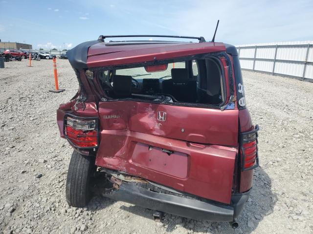 5J6YH28748L010883 - 2008 HONDA ELEMENT EX 勃艮第红 照片 6