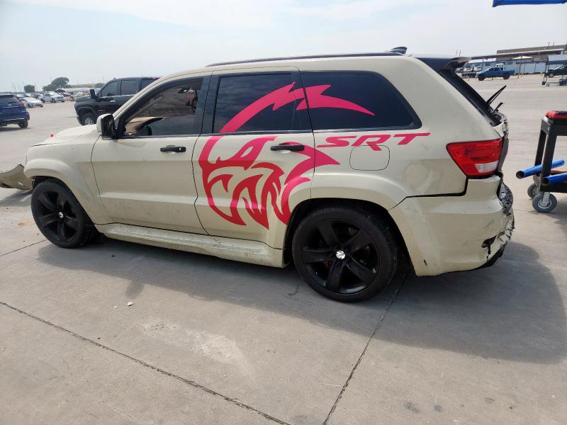 1C4RJFDJ8CC117127 - 2012 JEEP GRAND CHER SRT-8 BEIGE photo 2