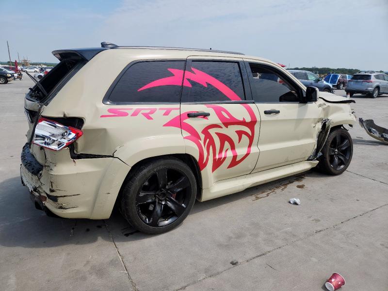 1C4RJFDJ8CC117127 - 2012 JEEP GRAND CHER SRT-8 BEIGE photo 3