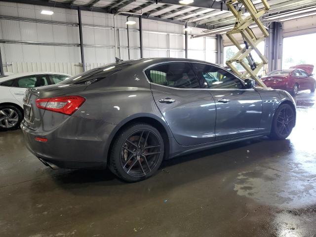 ZAM57RTA8E1081353 - 2014 MASERATI GHIBLI S GRAY photo 3