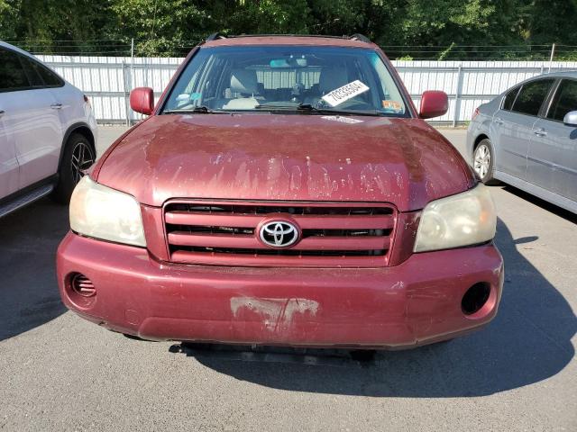 JTEDP21A150048593 - 2005 TOYOTA HIGHLANDER LIMITED RED photo 5