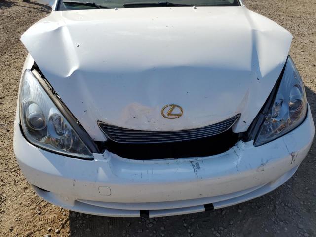 JTHBA30G755097145 - 2005 LEXUS ES 330 WHITE photo 11