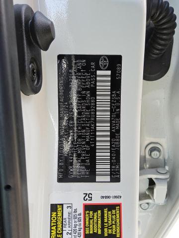 4T1T11AK7RU892880 - 2024 TOYOTA CAMRY SE NIGHT SHADE WHITE photo 12