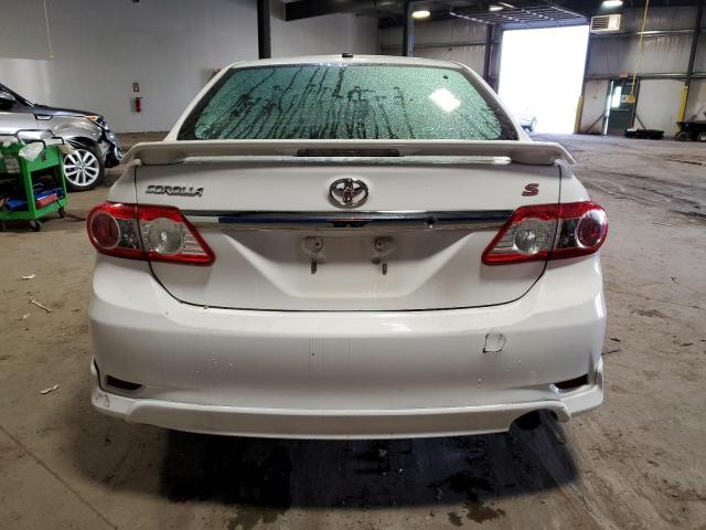 2T1BU4EEXDC009356 - 2013 TOYOTA COROLLA BASE WHITE photo 6