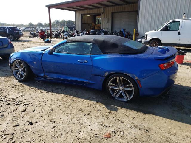 1G1FD3DS1G0180717 - 2016 CHEVROLET CAMARO LT BLUE photo 2