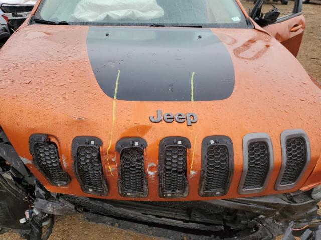 1C4PJMBS7FW704980 - 2015 JEEP CHEROKEE TRAILHAWK ORANGE photo 12