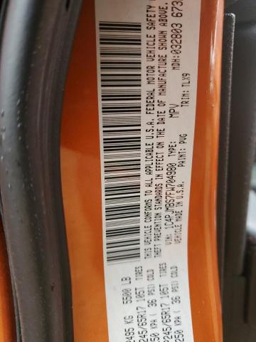 1C4PJMBS7FW704980 - 2015 JEEP CHEROKEE TRAILHAWK ORANGE photo 14