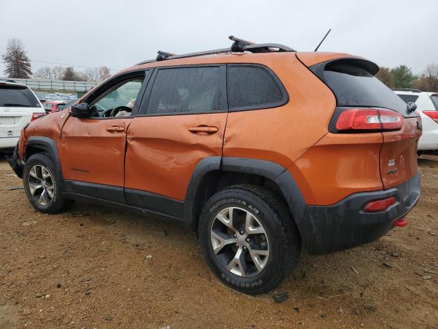 1C4PJMBS7FW704980 - 2015 JEEP CHEROKEE TRAILHAWK ORANGE photo 2