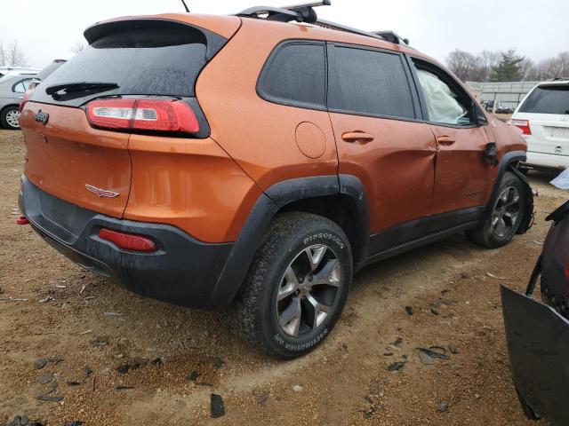 1C4PJMBS7FW704980 - 2015 JEEP CHEROKEE TRAILHAWK ORANGE photo 3