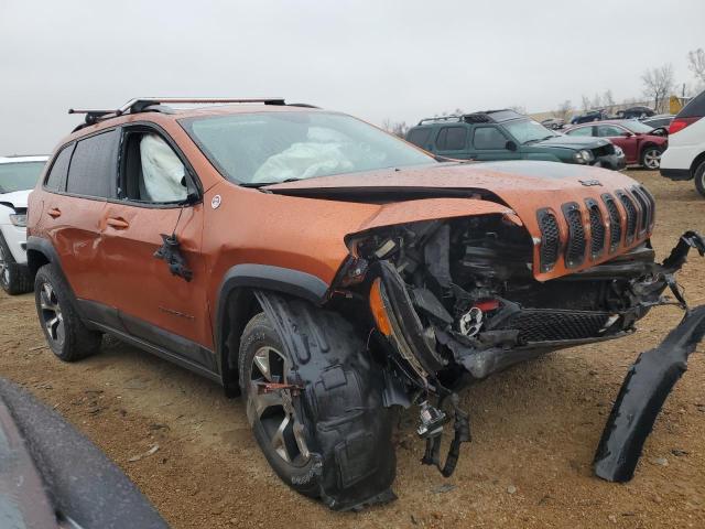 1C4PJMBS7FW704980 - 2015 JEEP CHEROKEE TRAILHAWK ORANGE photo 4