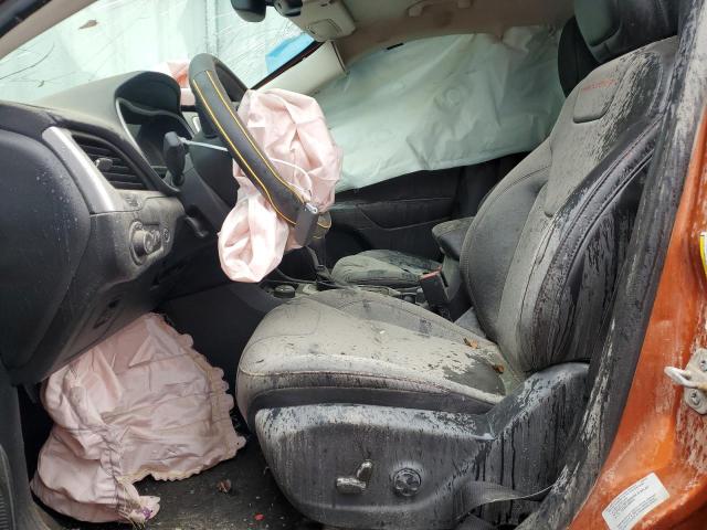 1C4PJMBS7FW704980 - 2015 JEEP CHEROKEE TRAILHAWK ORANGE photo 7