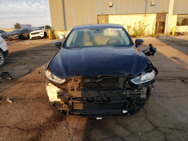 3FA6P0H76ER278051 - 2014 FORD FUSION SE BLACK photo 5