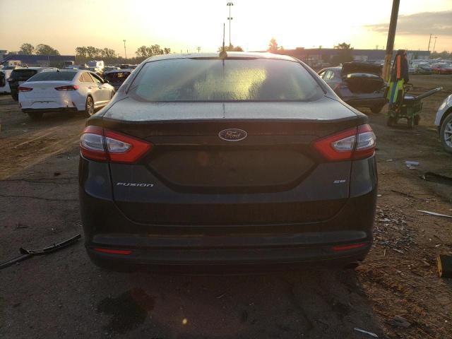 3FA6P0H76ER278051 - 2014 FORD FUSION SE BLACK photo 6