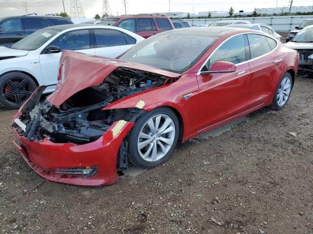 5YJSA1E29GF145720 - 2016 TESLA MODEL S Կարմիր լուսանկար 1