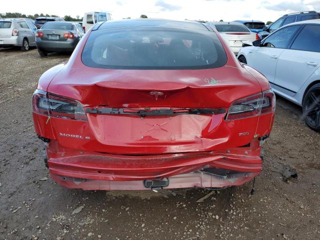 5YJSA1E29GF145720 - 2016 TESLA MODEL S Կարմիր լուսանկար 6
