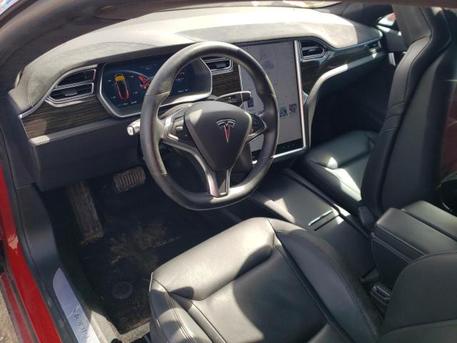 5YJSA1E29GF145720 - 2016 TESLA MODEL S Կարմիր լուսանկար 8