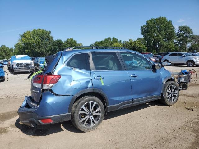 JF2SKAUC3KH506912 - 2019 SUBARU FORESTER LIMITED BLUE photo 3