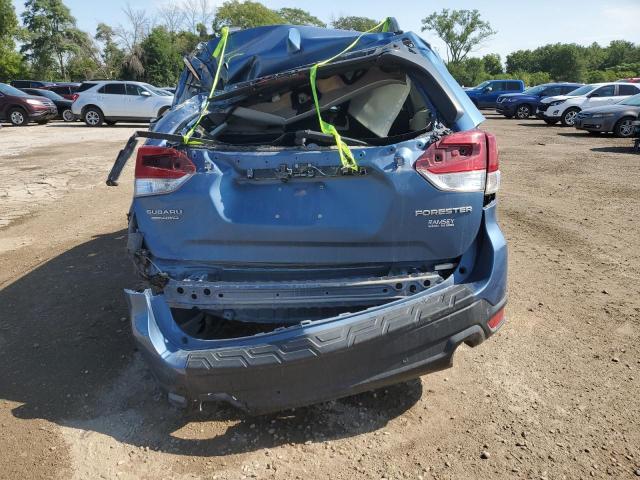 JF2SKAUC3KH506912 - 2019 SUBARU FORESTER LIMITED BLUE photo 6