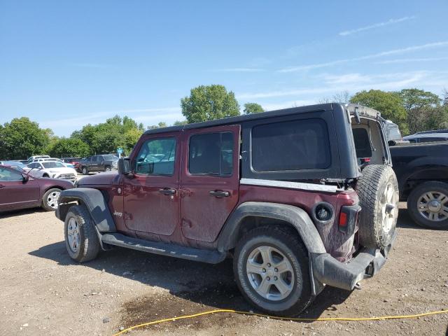 1C4HJXKNXMW659420 - 2021 JEEP WRANGLER UNLIMITED SPORT BURGUNDY photo 2