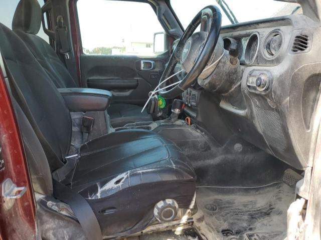 1C4HJXKNXMW659420 - 2021 JEEP WRANGLER UNLIMITED SPORT BURGUNDY photo 7