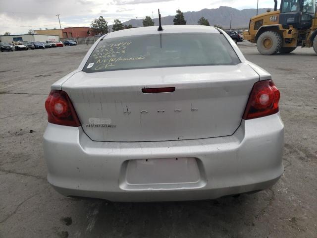 1C3CDZAB0CN103209 - 2012 DODGE AVENGER SE SILVER photo 6