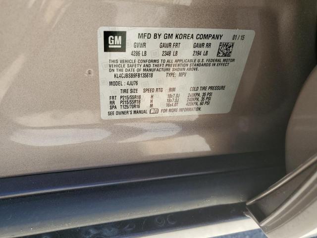 KL4CJBSB9FB135618 - 2015 BUICK ENCORE CONVENIENCE 米色 照片 13