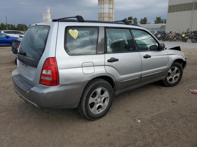 JF1SG65663H761129 - 2003 SUBARU FORESTER 2.5XS SILVER photo 3