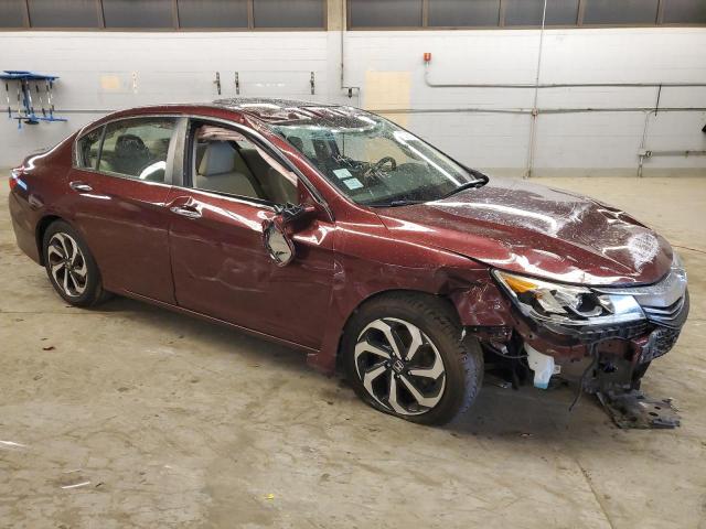 1HGCR2F87GA018934 - 2016 HONDA ACCORD EXL BURGUNDY photo 4