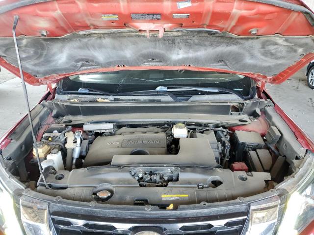 5N1DR2MN6JC655199 - 2018 NISSAN PATHFINDER S Կարմիր լուսանկար 12