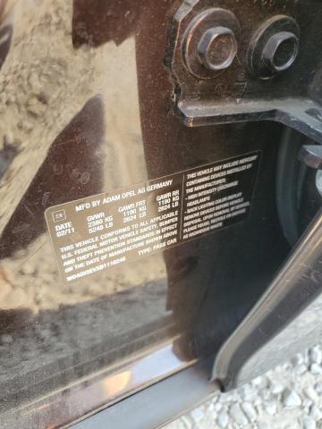 W04GV5EVXB1116248 - 2011 BUICK REGAL CXL BROWN photo 12