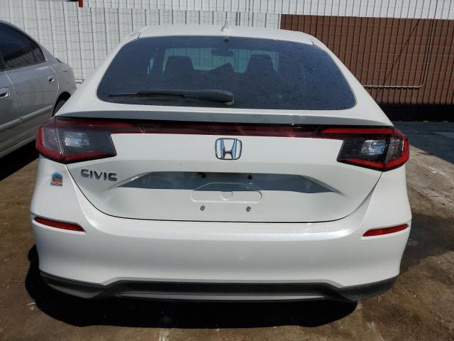 19XFL2H50RE014689 - 2024 HONDA CIVIC LX WHITE photo 6