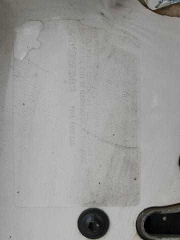 1G1ZT52855F304310 - 2005 CHEVROLET MALIBU LS WHITE photo 12