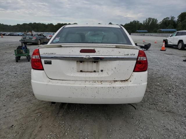 1G1ZT52855F304310 - 2005 CHEVROLET MALIBU LS WHITE photo 6