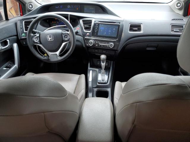 2HGFG3B05EH500132 - 2014 HONDA CIVIC EXL 红色 照片 8