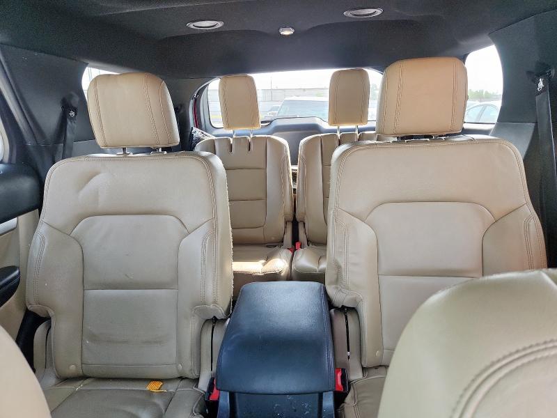 1FM5K7D89GGC85786 - 2016 FORD EXPLORER XLT RED photo 10