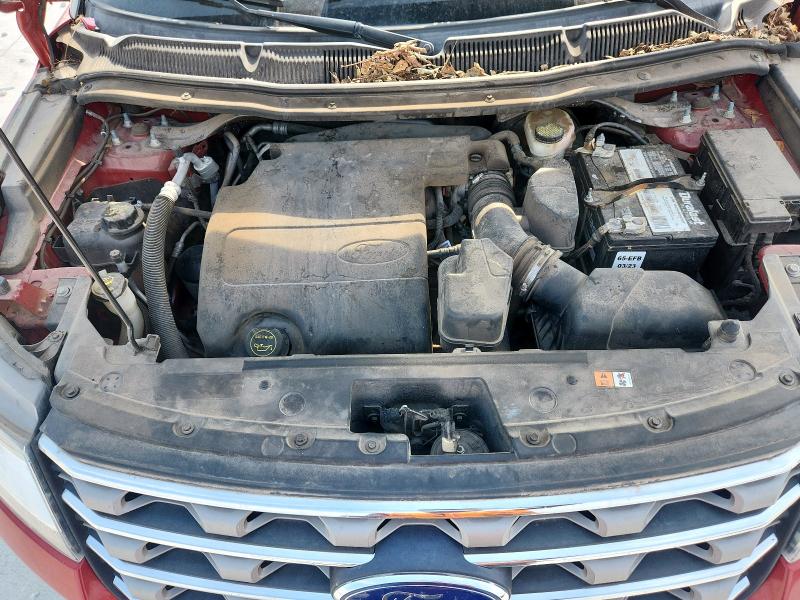 1FM5K7D89GGC85786 - 2016 FORD EXPLORER XLT RED photo 12