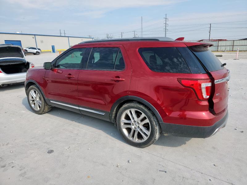 1FM5K7D89GGC85786 - 2016 FORD EXPLORER XLT RED photo 2