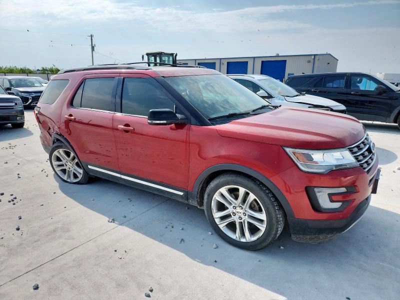 1FM5K7D89GGC85786 - 2016 FORD EXPLORER XLT RED photo 4