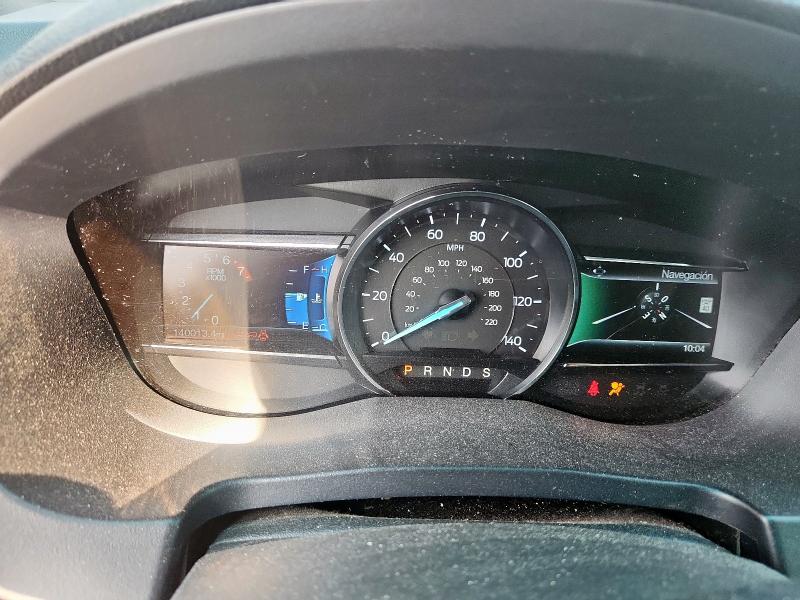 1FM5K7D89GGC85786 - 2016 FORD EXPLORER XLT RED photo 9