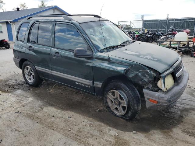 2CNBJ13C026954142 - 2002 CHEVROLET TRACKER GREEN photo 4