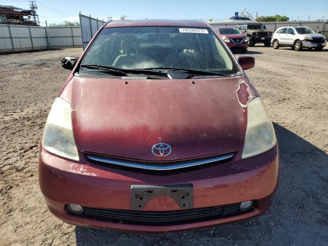 JTDKB20U557006599 - 2005 TOYOTA PRIUS RED photo 5
