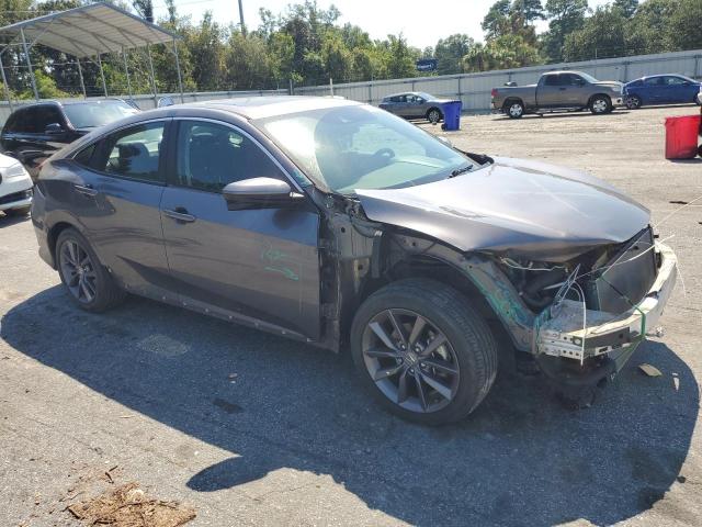 19XFC1F31LE003882 - 2020 HONDA CIVIC EX GRAY photo 4