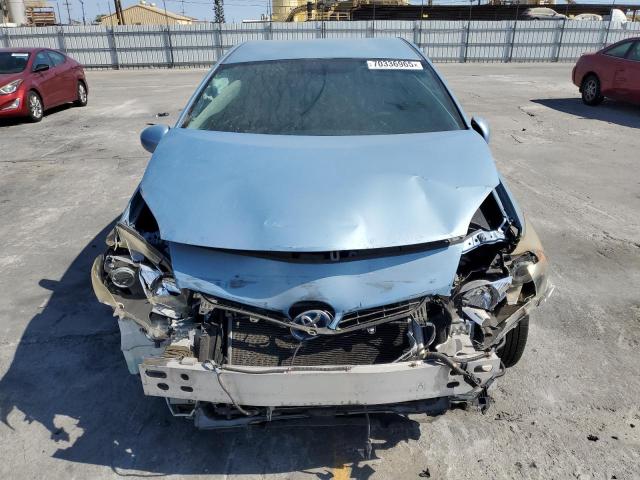 JTDKN3DP5D3035057 - 2013 TOYOTA PRIUS PLUG Көк фото 5